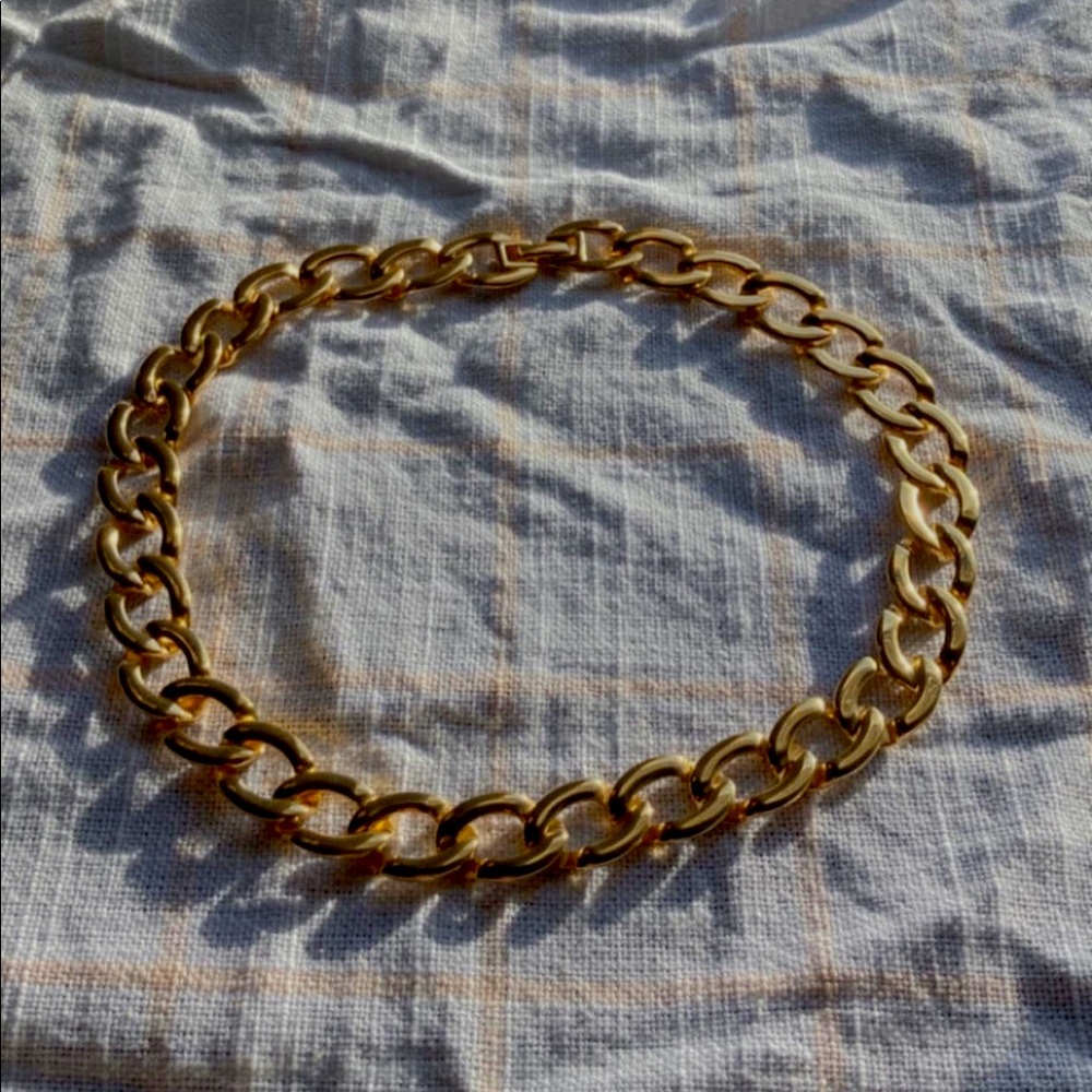 Vintage chunky gold chain